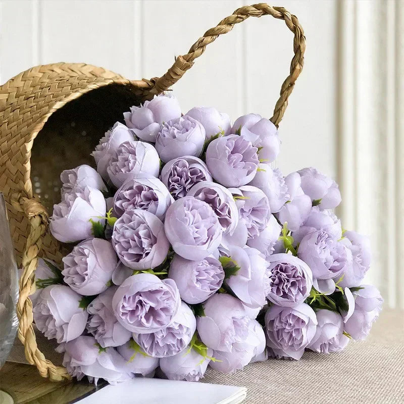 Silk Peony Bouquet - Love Story