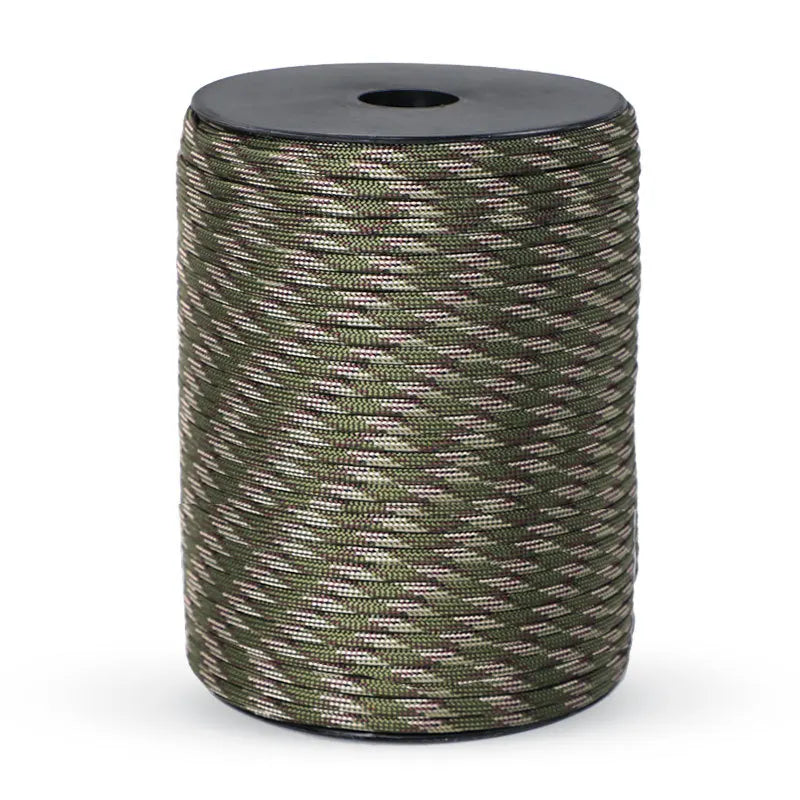 100m Survival Paracord – 9-Strand Military 550 Paracord Rope for Outdoor Activities & Crafts