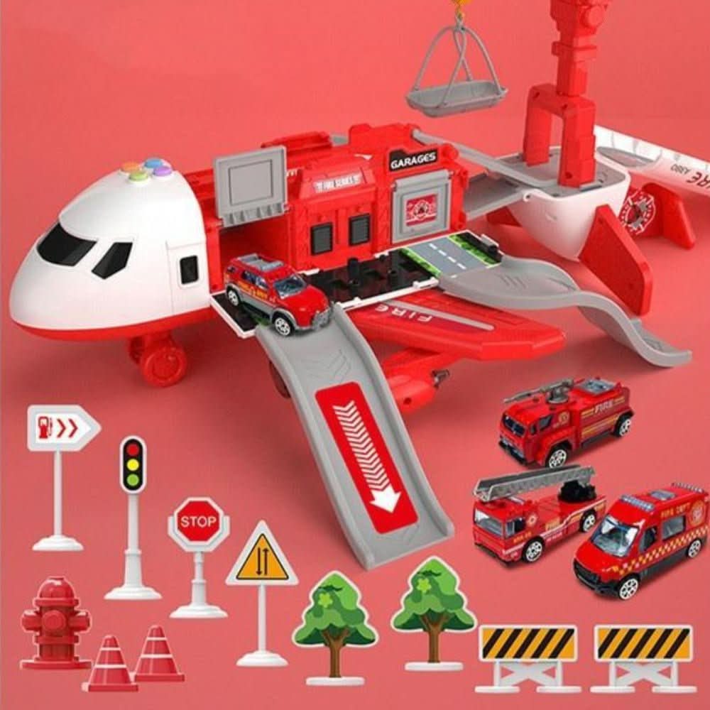 Adventure AirPlay Set with Airplane & Vehicles for Creative Kids