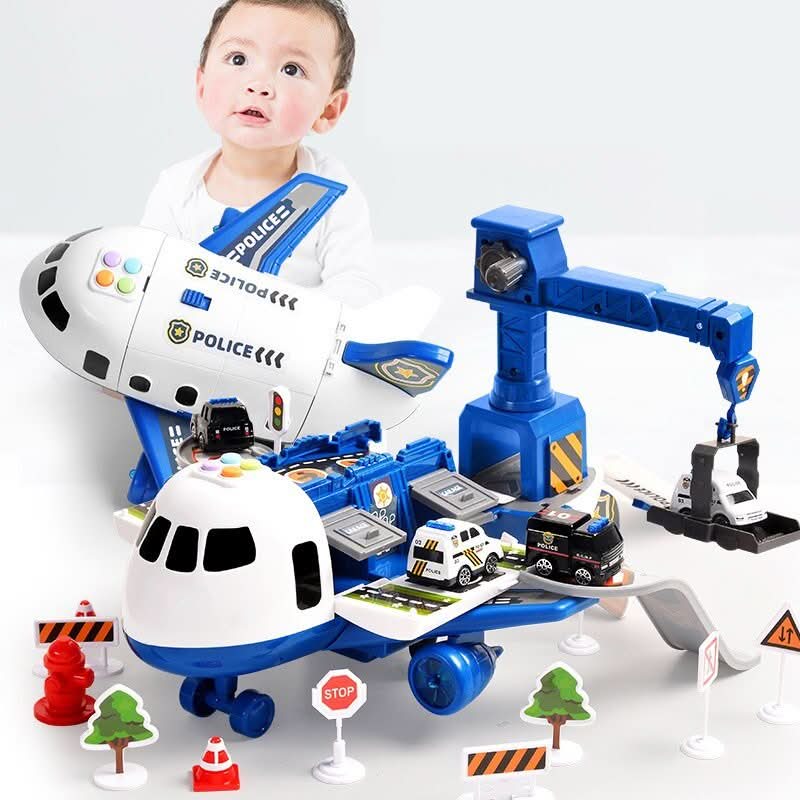 Adventure AirPlay Set with Airplane & Vehicles for Creative Kids