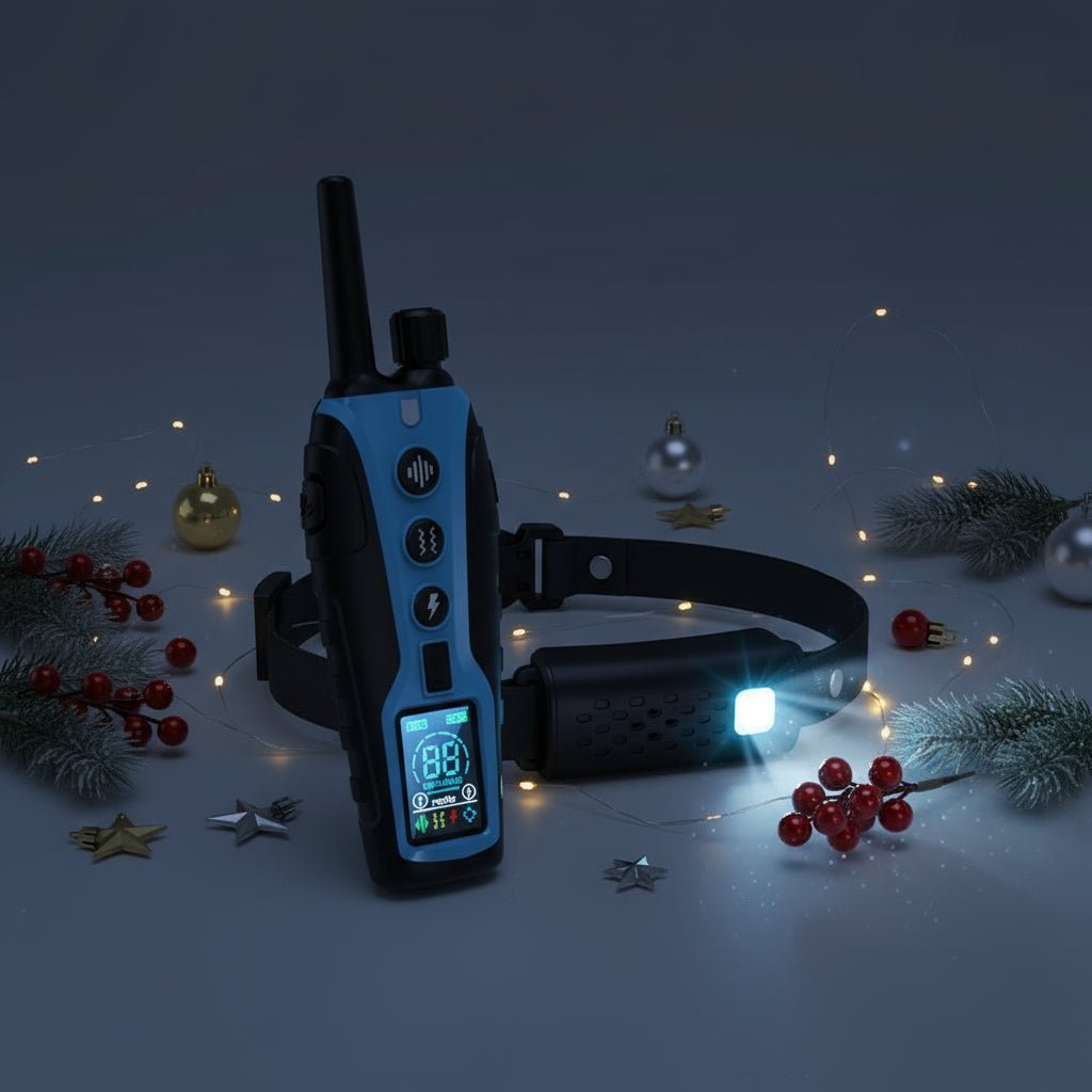 Waterproof Electric Shock Collar with Long Range, 2000 m Control and 99 Levels