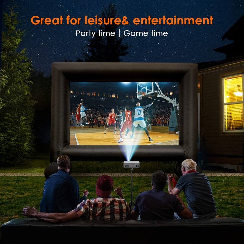 High-Intensity Mini Projector 3000 Lumens – Compact, HDTV & USB Compatible, Perfect for Home Theater & Outdoor Use!