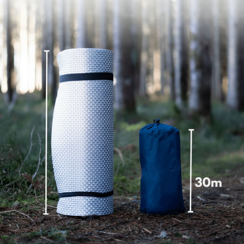 Inflatable Camping Mattress with Foot Pump & Ergonomic Design