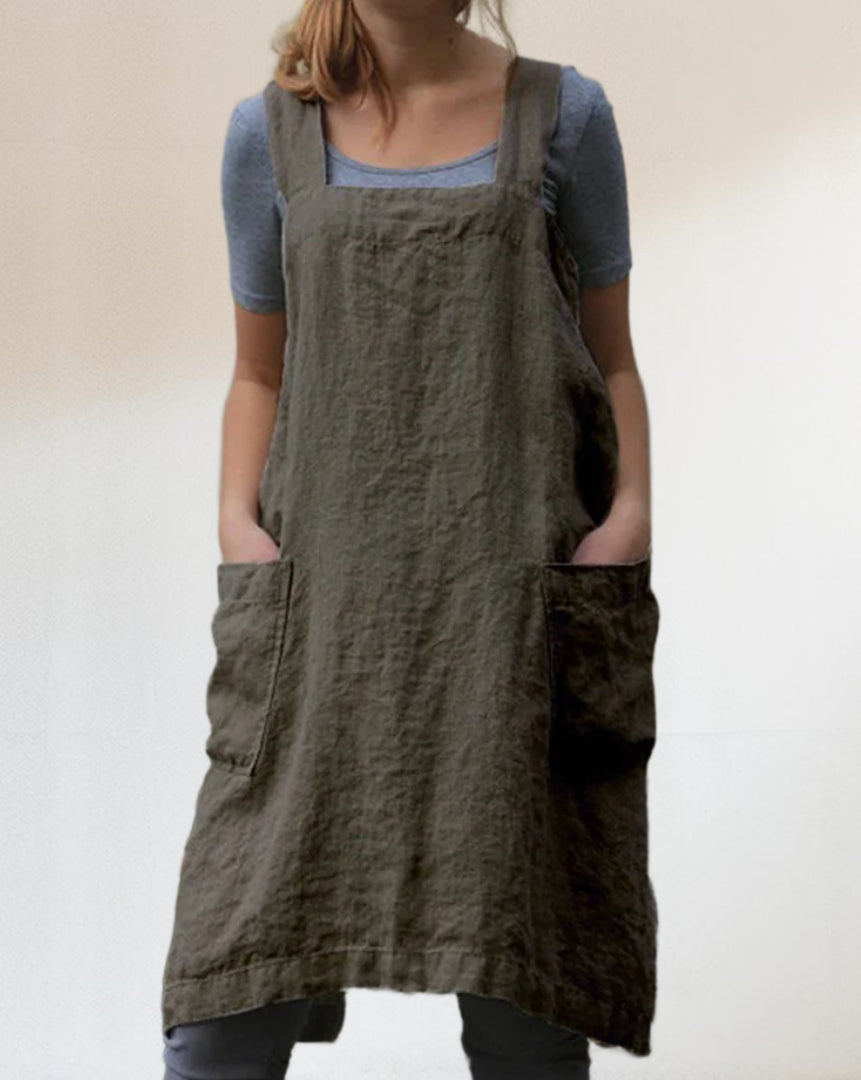 Women's Work Apron Dress | Long