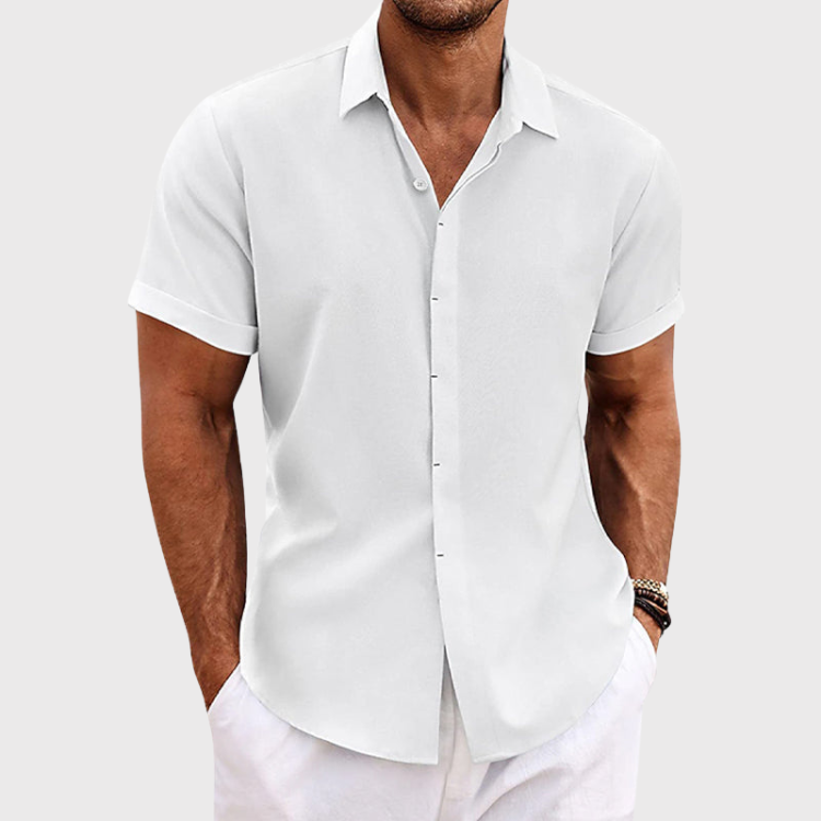 Men's Linen Shirt | Short Sleeve