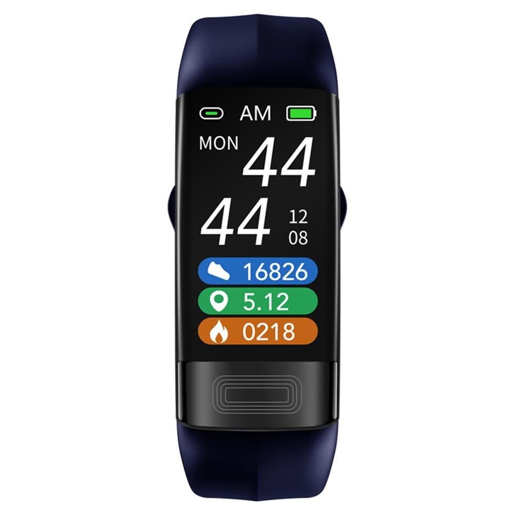 Smart Fitness Bracelet with ECG, Blood Pressure, and Heart Rate Monitoring for Daily Health Tracking