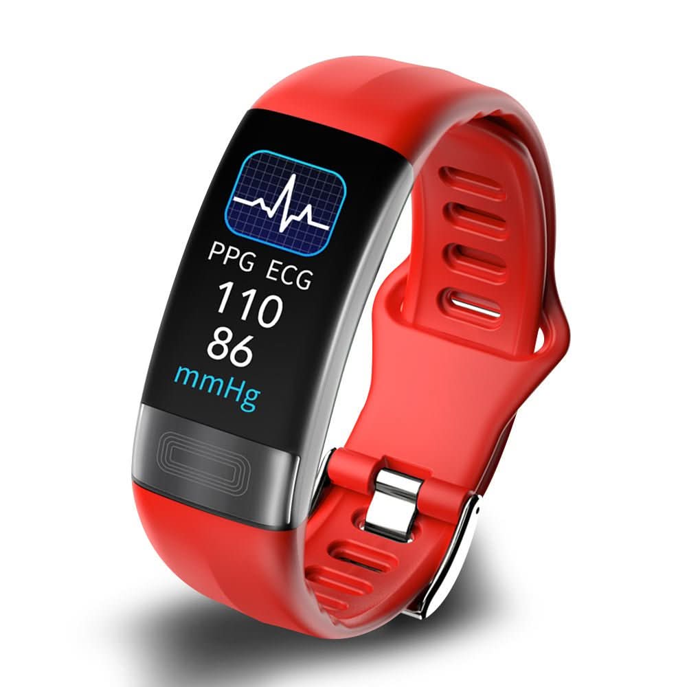 Smart Fitness Bracelet with ECG, Blood Pressure, and Heart Rate Monitoring for Daily Health Tracking