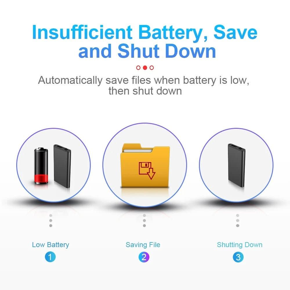Compact Voice Recorder with Smart Voice Activation Technology