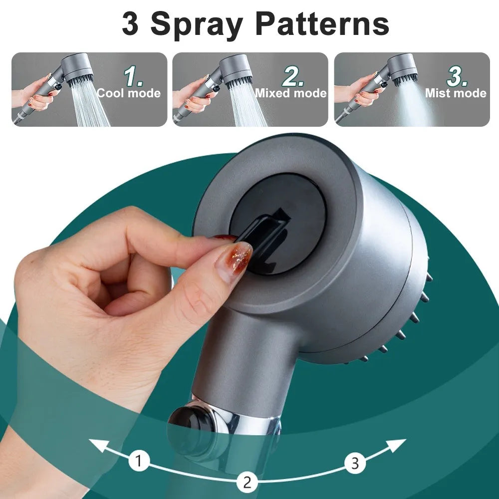 High-Performance Showerhead with 200% Increased Water Pressure