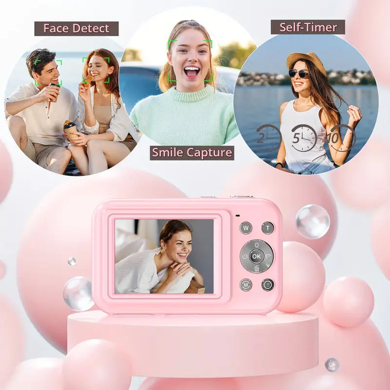 Vintage-Inspired Digital Camera - Capture Timeless Moments