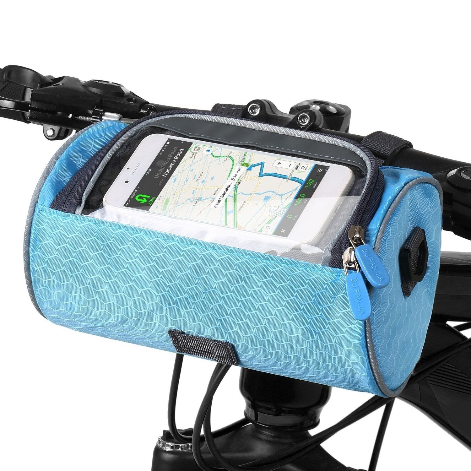 Compact Bike Handlebar Bag with Phone Pocket – Convenient Storage for On-the-Go