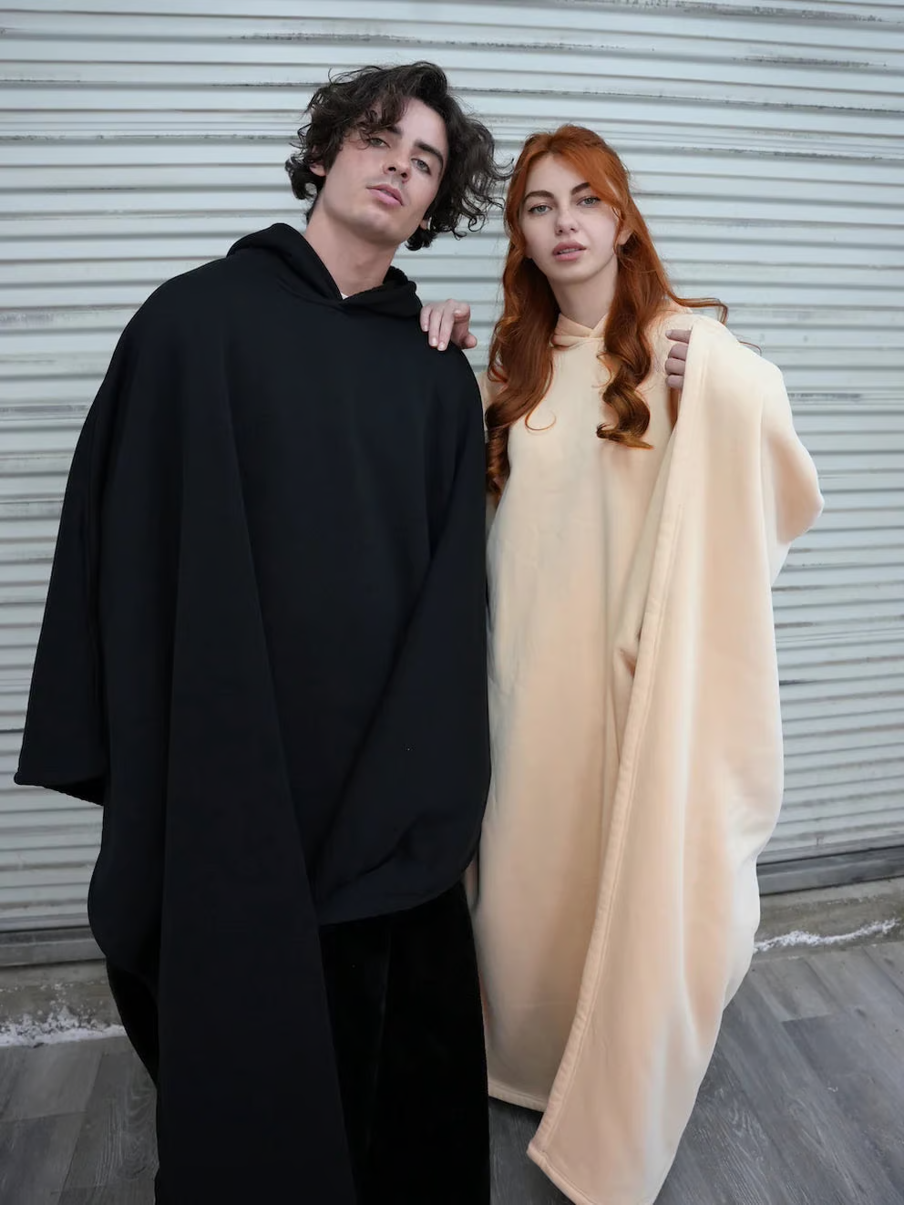 Hoodie Calming Blanket Oversize Soft Fabric
