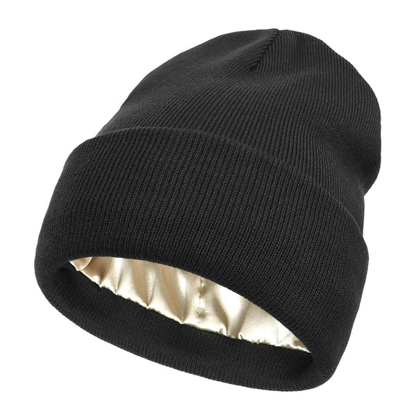 Silk Winter Hat – Warm, Hair-Protecting & Elegant