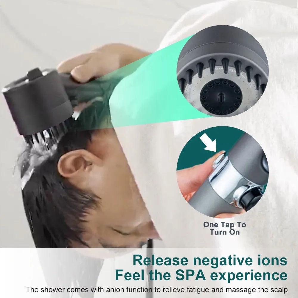 High-Performance Showerhead with 200% Increased Water Pressure