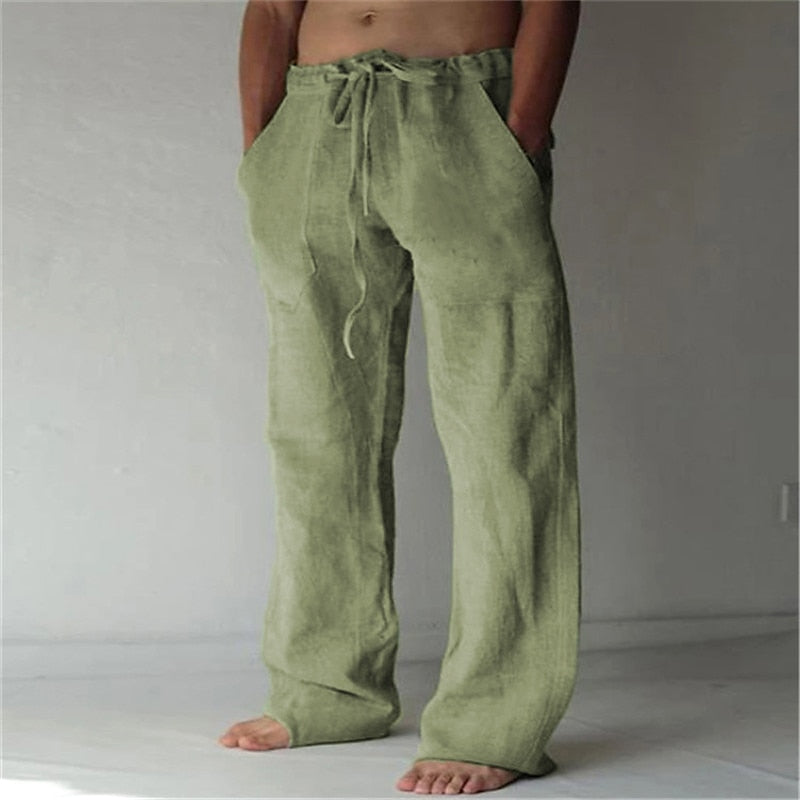 Men's Linen Pants | Long
