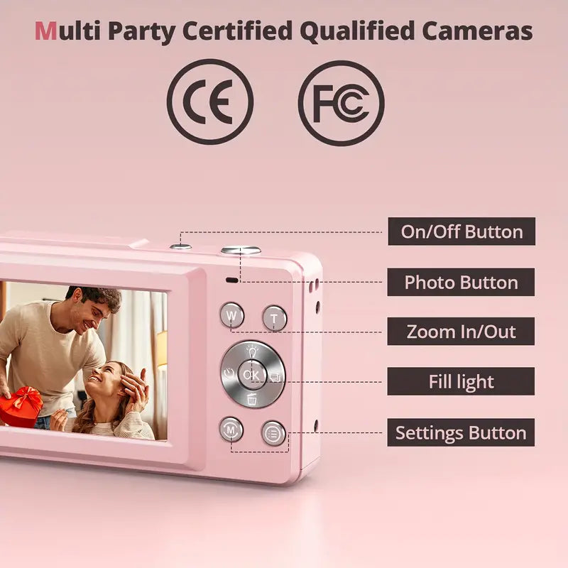 Vintage-Inspired Digital Camera - Capture Timeless Moments