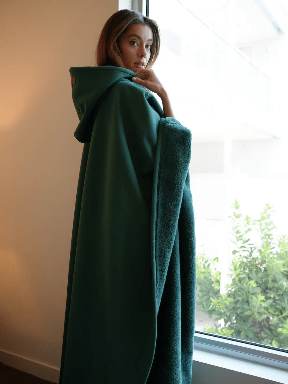 Hoodie Calming Blanket Oversize Soft Fabric