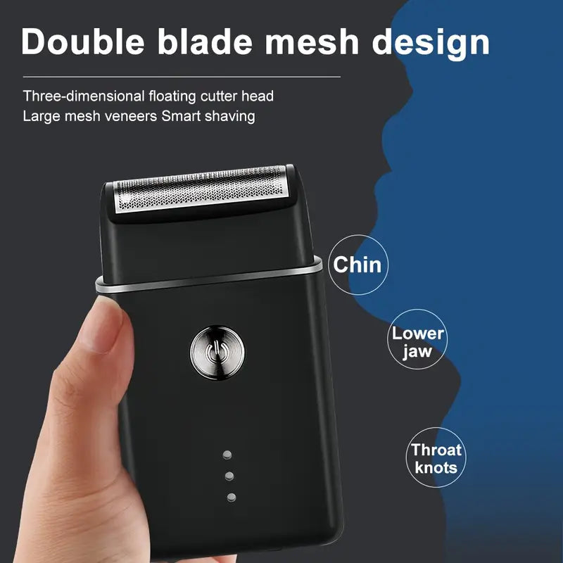 3-Piece Professional Hair and Beard Grooming Set for Men, Wireless Trimmers with LED Display, USB Rechargeable