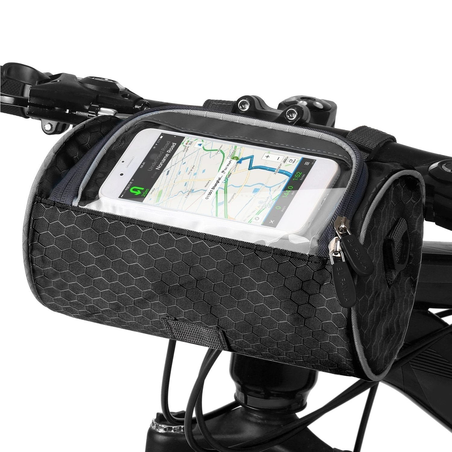 Compact Bike Handlebar Bag with Phone Pocket – Convenient Storage for On-the-Go
