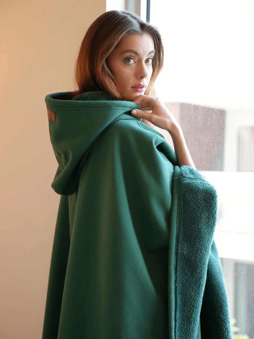 Hoodie Calming Blanket Oversize Soft Fabric