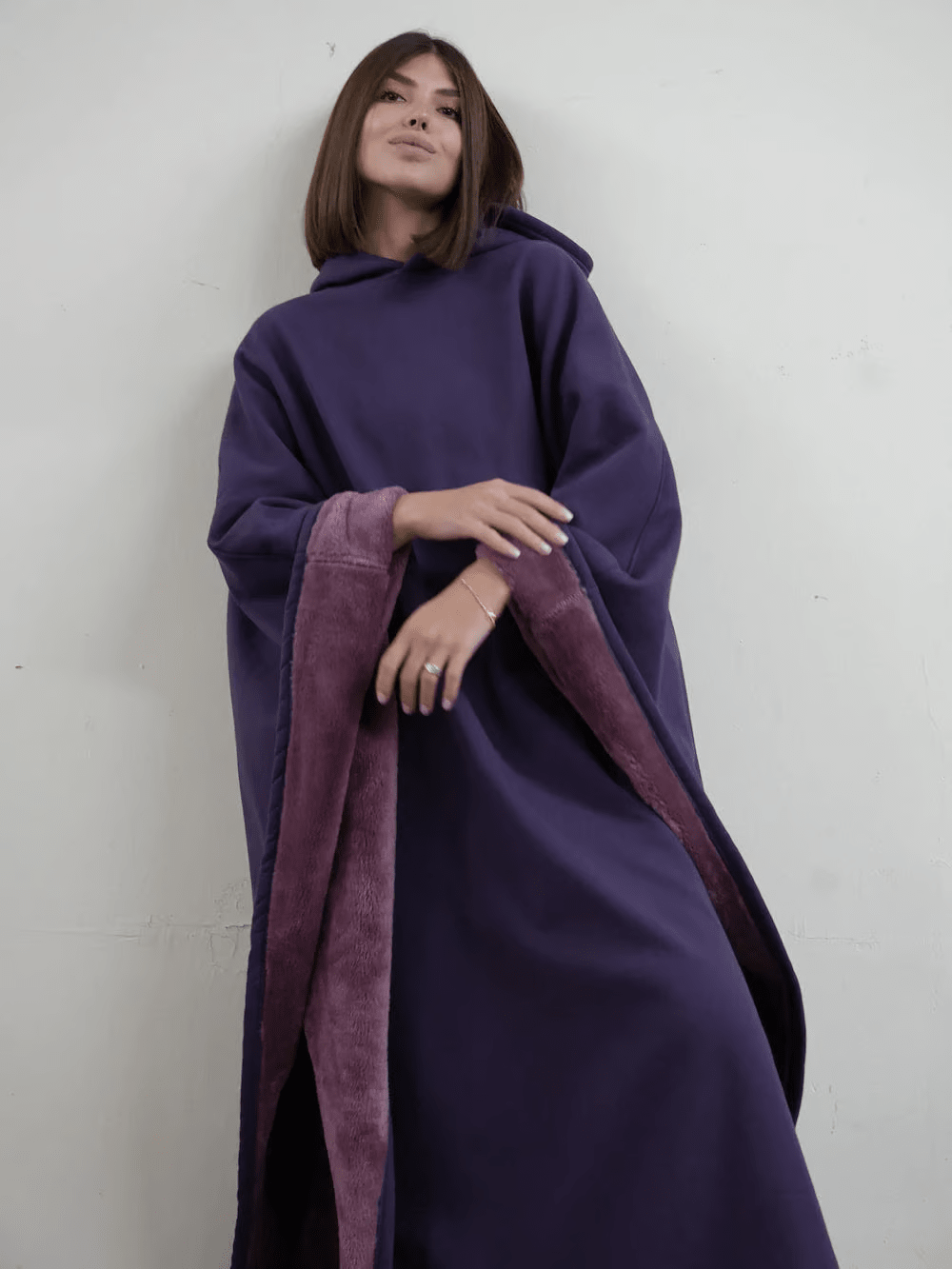 Hoodie Calming Blanket Oversize Soft Fabric