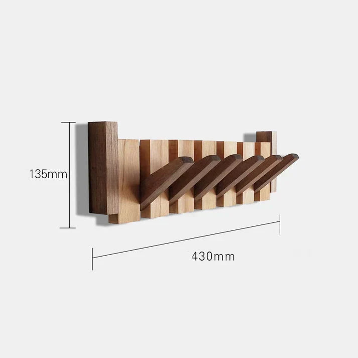 Wooden Piano Coat Rack - Elegant Design