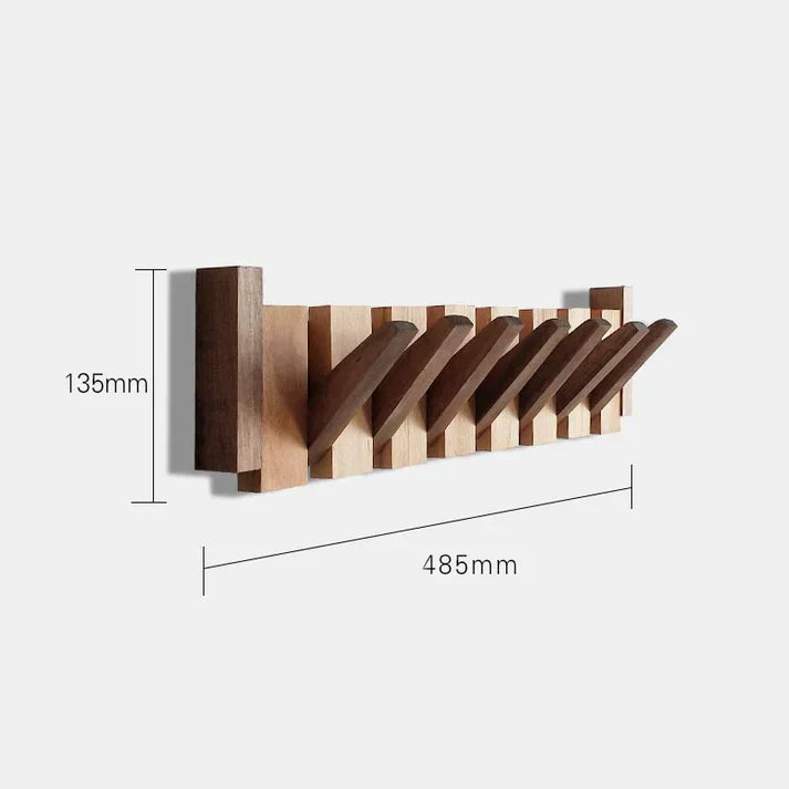 Wooden Piano Coat Rack - Elegant Design