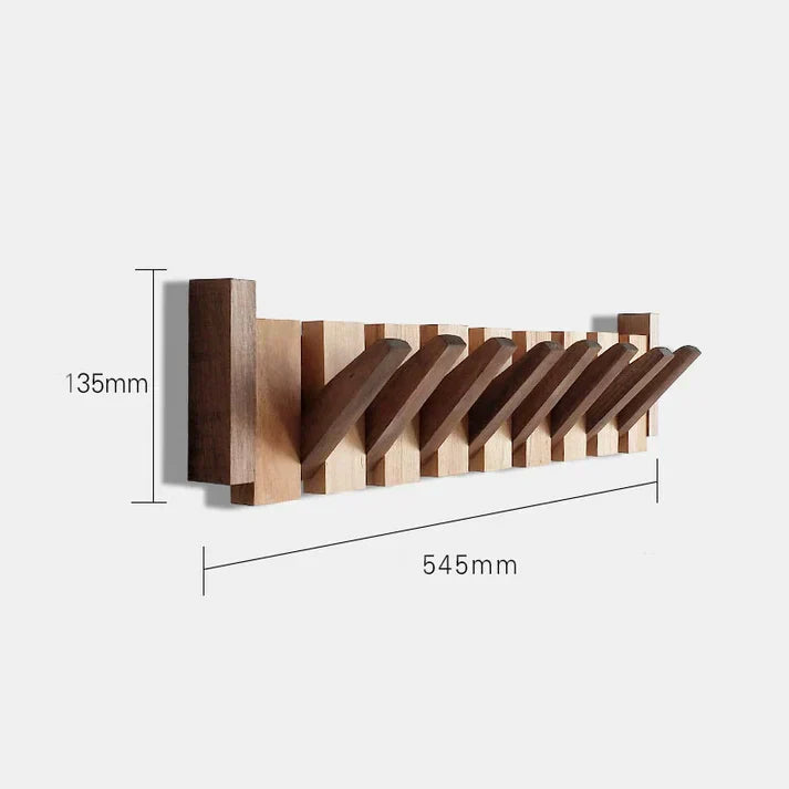 Wooden Piano Coat Rack - Elegant Design