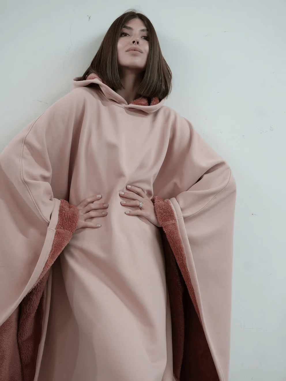 Hoodie Calming Blanket Oversize Soft Fabric