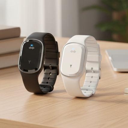 Ultrasonic Mosquito Repellent Bracelet with Rechargeable Battery and Modern Design