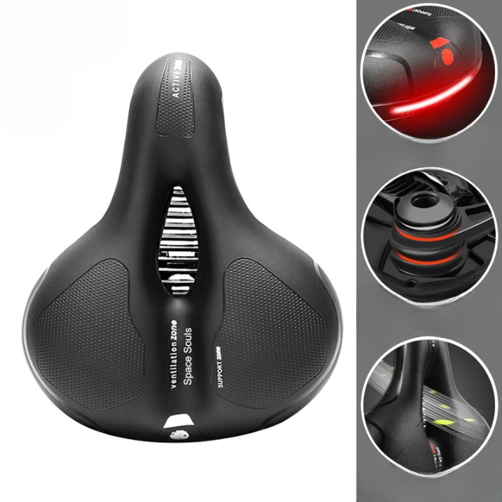 Comfortable Bike Saddle for Back and Sit Bone Pain Relief