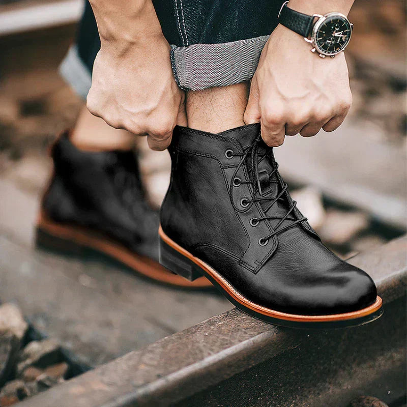 Men's Leather Ankle Boots | Comfortable