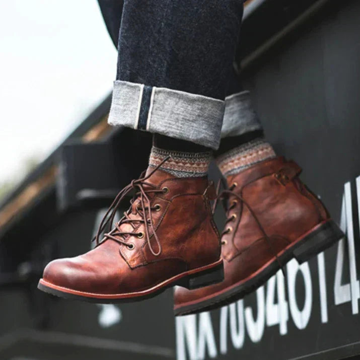 Men's Leather Ankle Boots | Comfortable