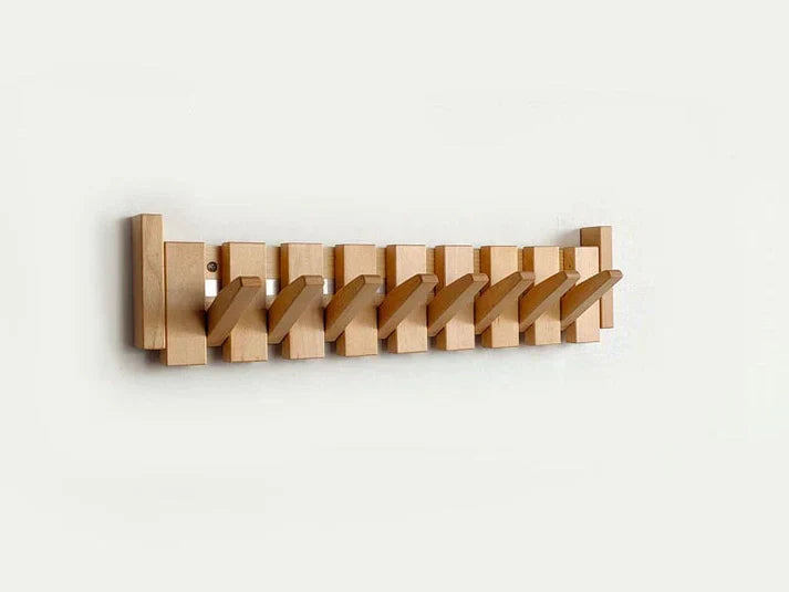 Wooden Piano Coat Rack - Elegant Design