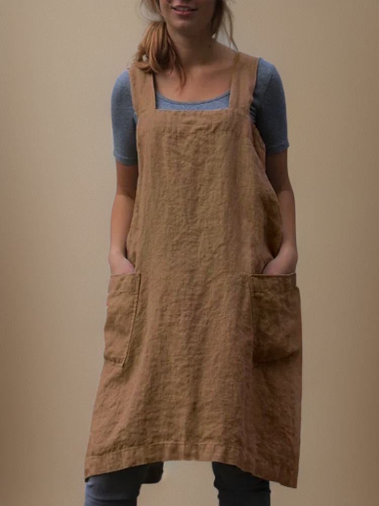 Women's Work Apron Dress | Long