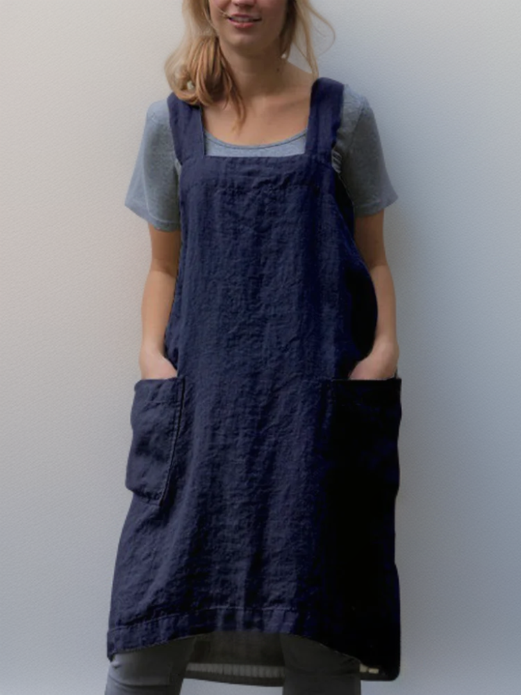 Women's Work Apron Dress | Long