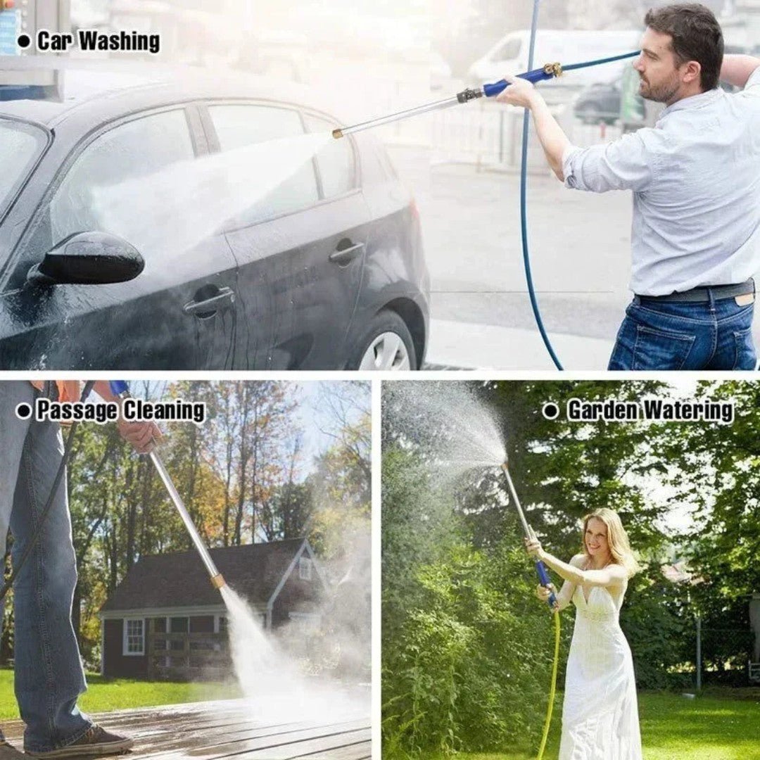 High-Pressure Garden Hose Attachment for Cleaning