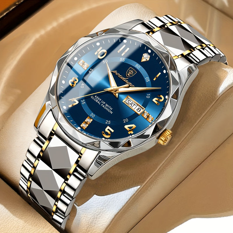 Men's Multifunctional Waterproof Sports Watch - Titanium