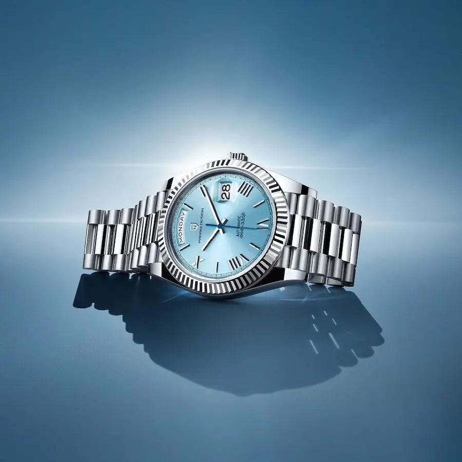 Premium Men's Automatic Watch – Stainless Steel, Self-Winding, Calendar Feature – Versatile Style for Any Occasion