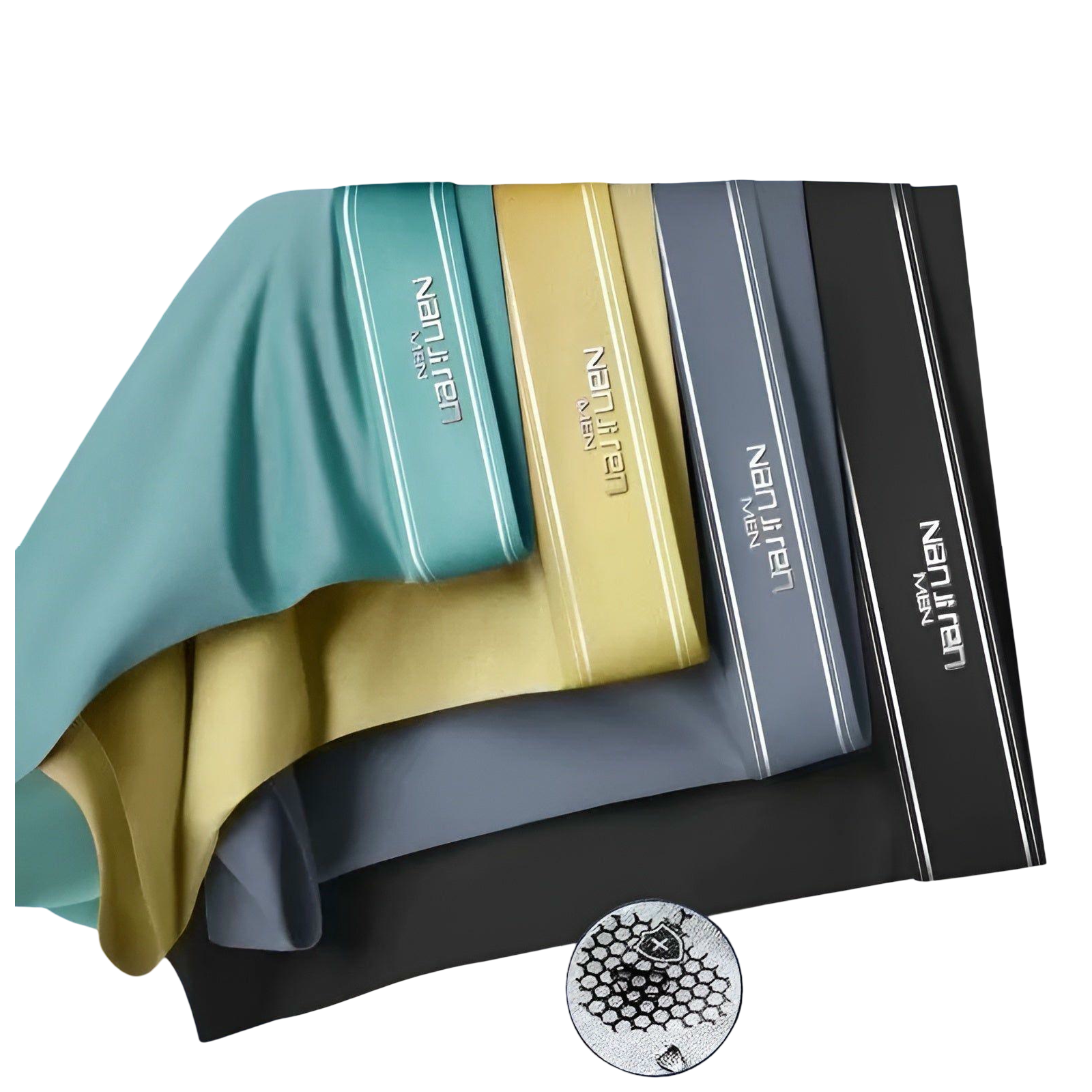 Men's Ice Silk Boxer Shorts – Seamless, Soft & Breathable | Set of 4