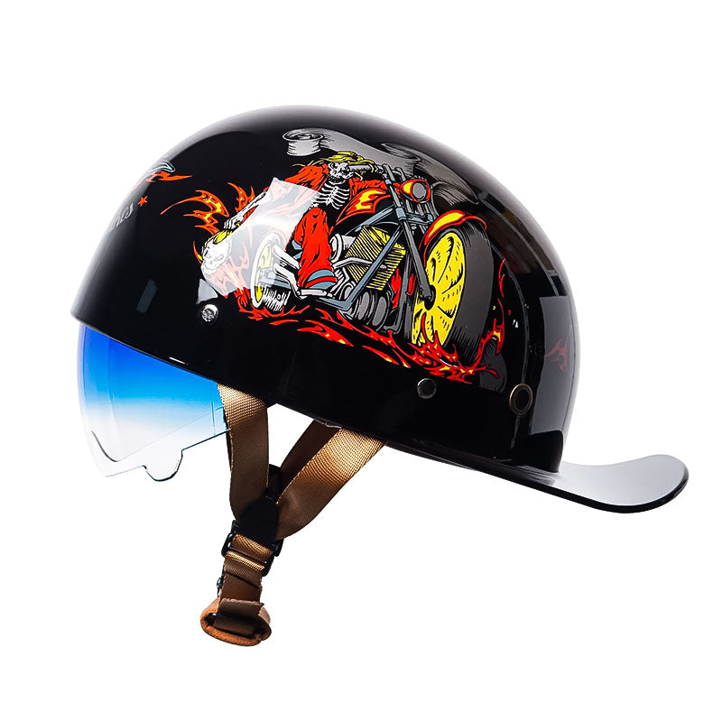 DOT Approved Motorcycle Baseball Helmet