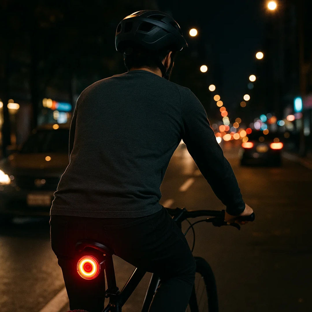 Rear and Brake Light for Bicycles and Road Bikes with 6 Modes and Battery
