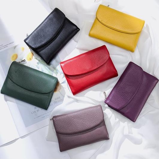 Compact RFID Leather Wallet