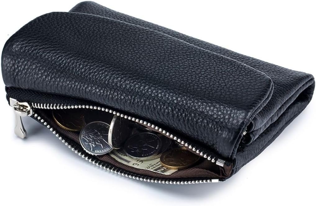 Compact RFID Leather Wallet