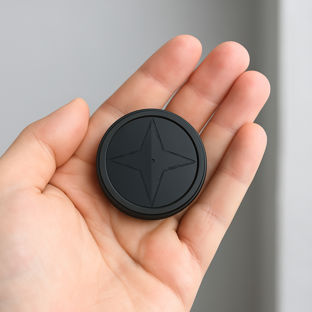 Compact Magnetic GPS Tracker – Real-Time Tracking for Vehicles, Pets, and Valuables – USB Rechargeable