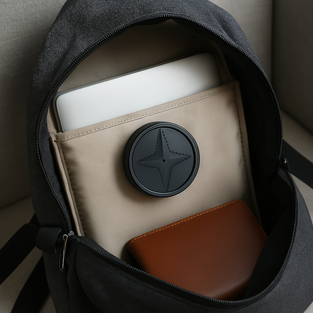 Compact Magnetic GPS Tracker – Real-Time Tracking for Vehicles, Pets, and Valuables – USB Rechargeable